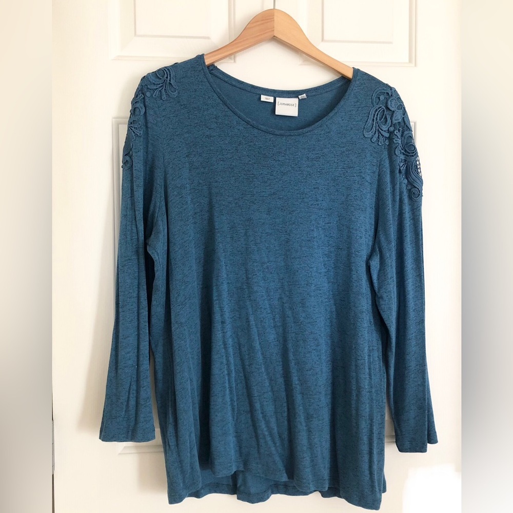 Junarose blue/black marked tunic